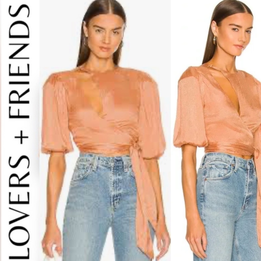 NWT Revolve Lovers and Friends Carlin Top in Clay